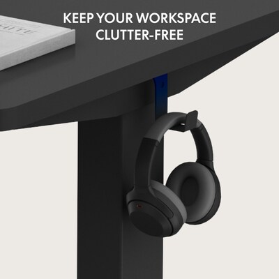 FlexiSpot E2 42''W Electric Adjustable Standing Desk, Black (E2B4224B)