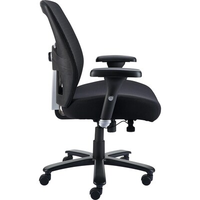 Quill Brand® Driscott Mesh Back Fabric Managers Big & Tall Chair, Black (28354)