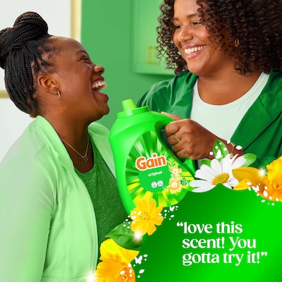 Gain HE Liquid Laundry Detergent, Original Scent, 134 Loads, 177 oz. (19114)