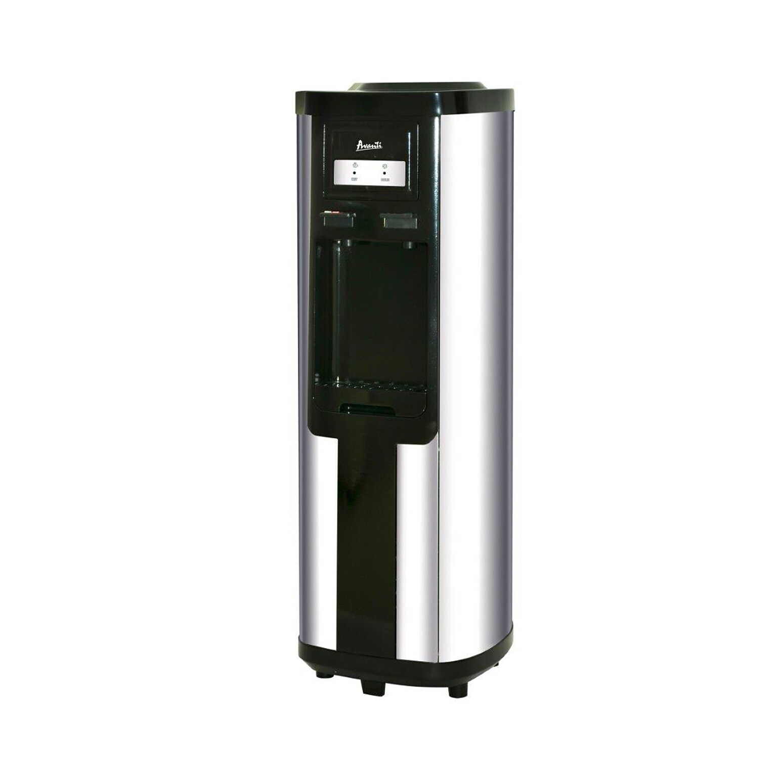 Avanti 5 Gallon Hot & Cold Water Dispenser, Black/Stainless Steel (WDC760I3S)