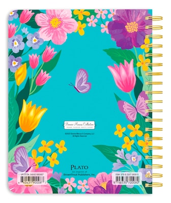 2025-2026 Plato Bonnie Marcus 6 x 7.75 Academic Year Weekly Planner, Multicolored (9798330700080)