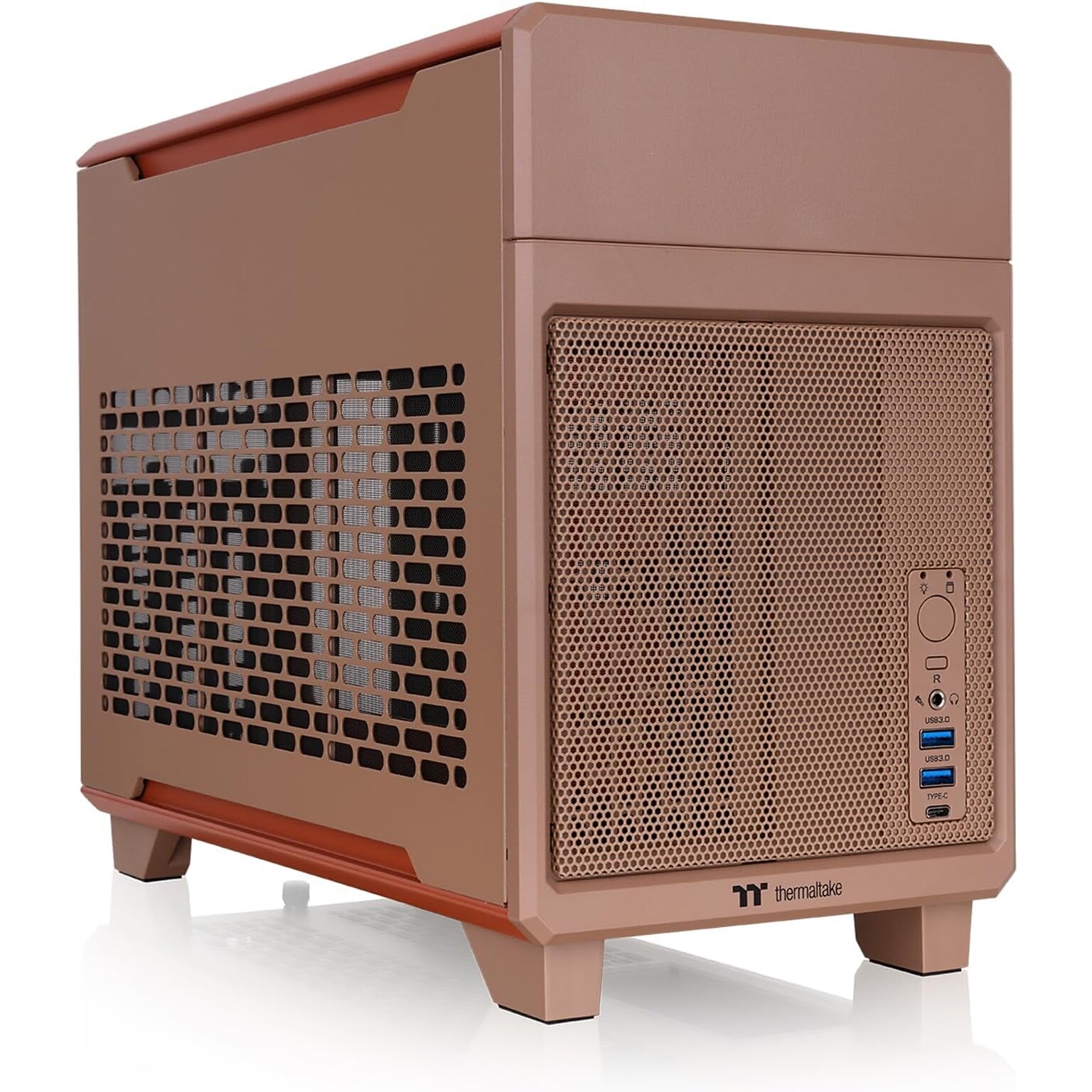 Thermaltake TR100 Mini ITX Mini-Tower Computer Case, Gravel Sand (CA-11A-00SGNN-00)