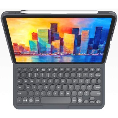 ZAGG Pro Keys Wireless Keyboard & Detachable Case For 11" iPad Pro (Gen 1, 2, 3, & 4) and iPad Air (10.9" Gen. 4 & 5), Midnight