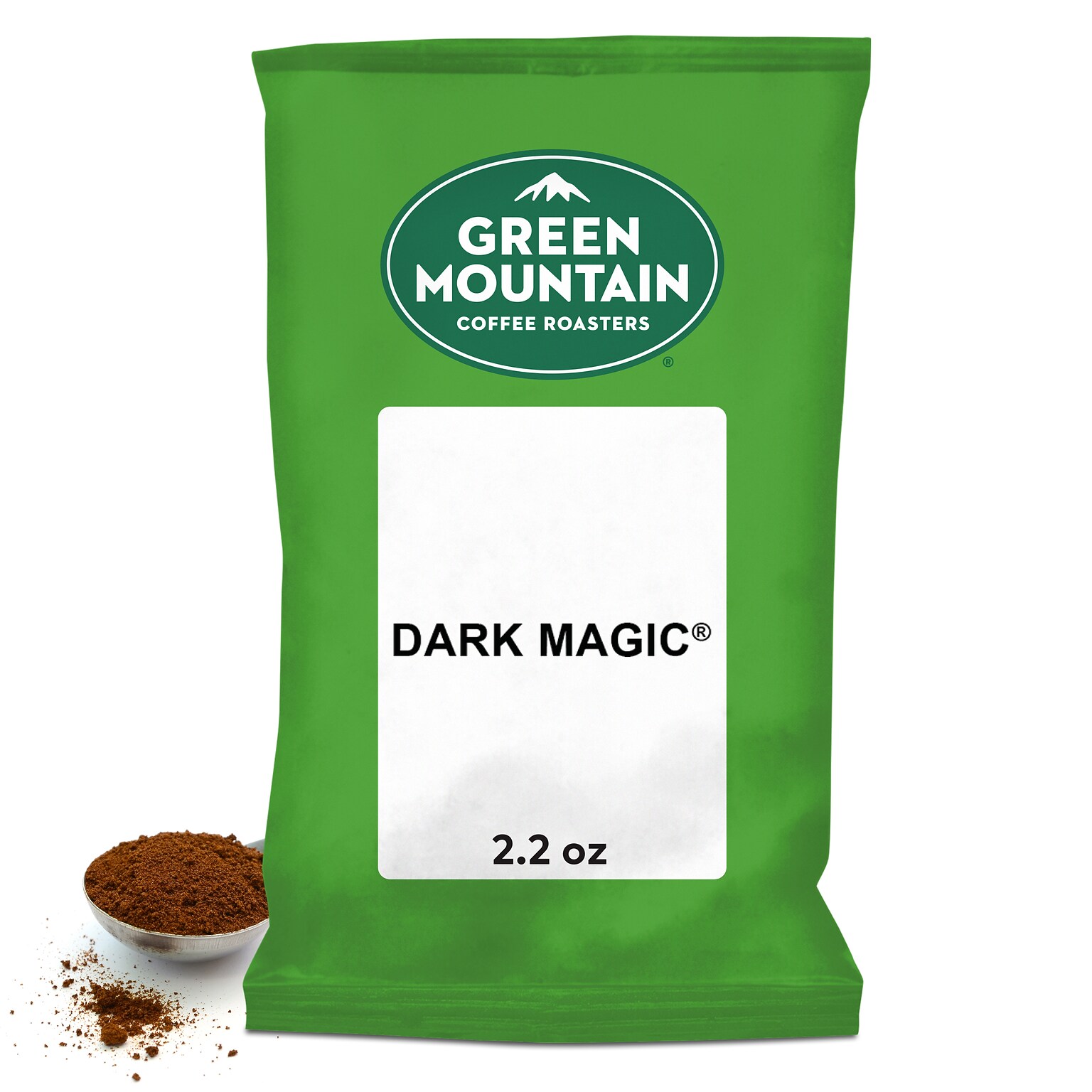 Green Mountain Dark Magic Ground Coffee Packs, Dark Roast, 2.2 oz., 50/Carton (4670)