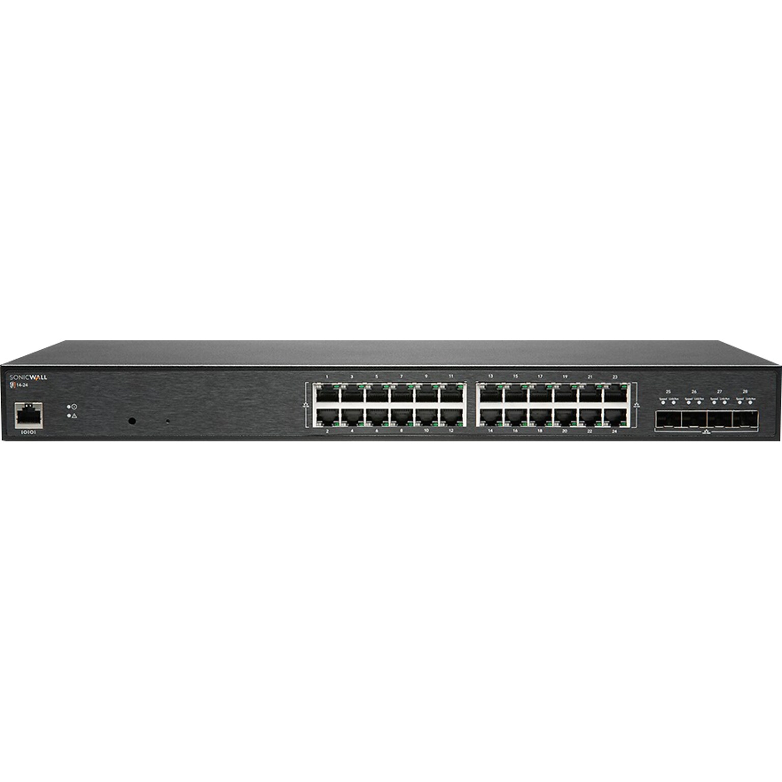 SonicWALL 24-Port Gigabit Ethernet Managed Switch, Black (02-SSC-2467)