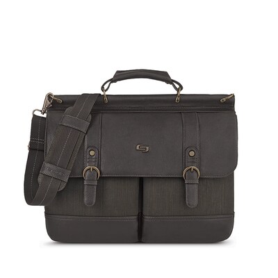 Solo New York Thompson Briefcase, Brown (EXE336-3U2)