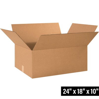 24 x 18 x 10 Shipping Boxes, 32 ECT, 10/Bundle  (241810)