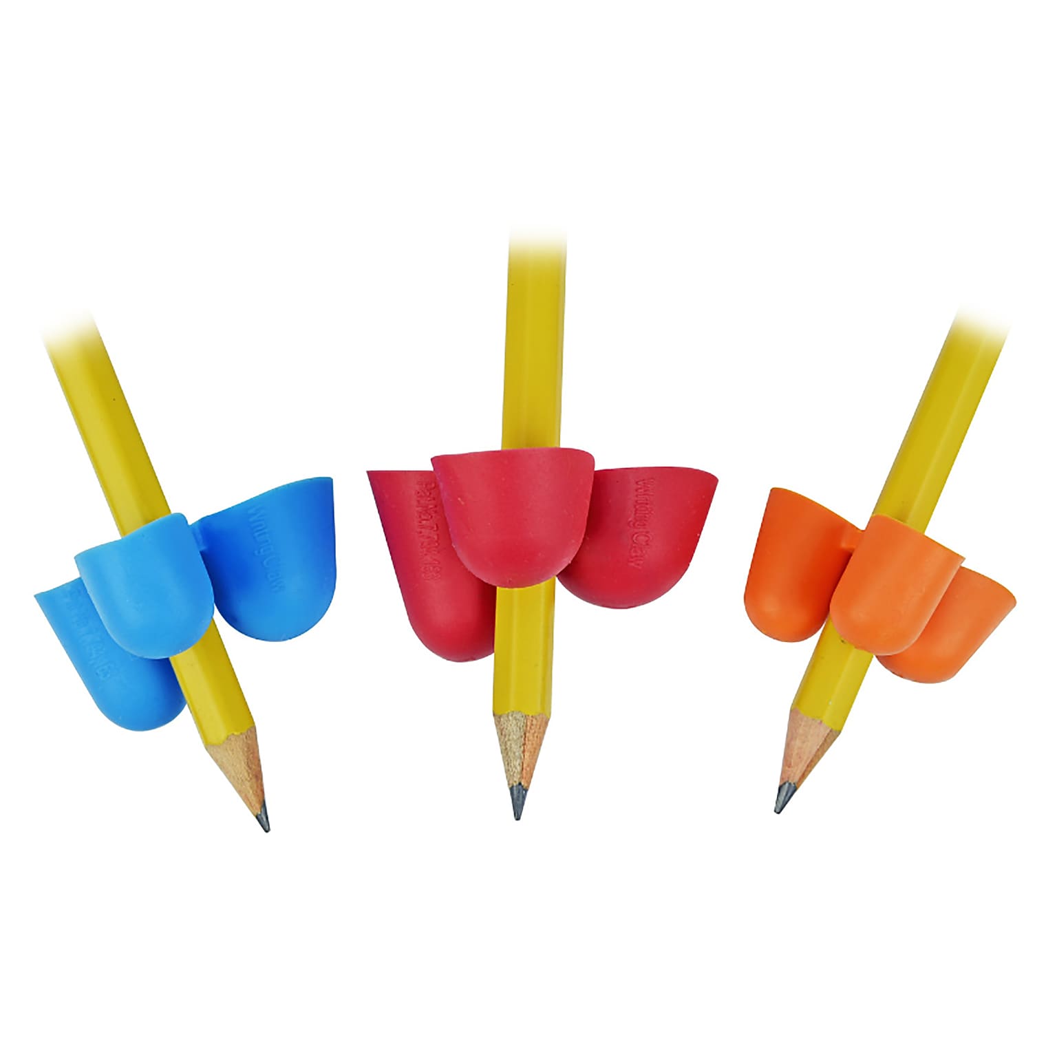 The Pencil Grip Small Writing Claw Pencil Grips, Assorted Colors, 12/Pack (TPG21112)