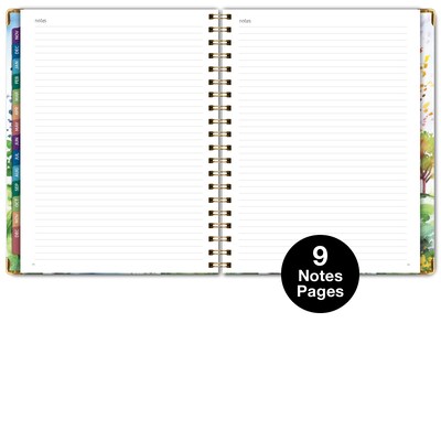 2026 Global Printed Products 8.5" x 11" Weekly & Monthly Planner, Paperboard Cover, Tree Seasons (FSHN-CY26-8511-20)