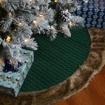National Tree Company 48 Rural Homestead Collection Quilted Tree Skirt (AH63-15201-1)