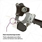 Tartan Pistol Grip 2" Handheld Packing Tape Dispenser, Black (HB903)