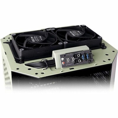 Thermaltake Tower 250 Mini-ITX Mini Tower Computer Case, Matcha Green (CA-1Z9-00SEWN-00)