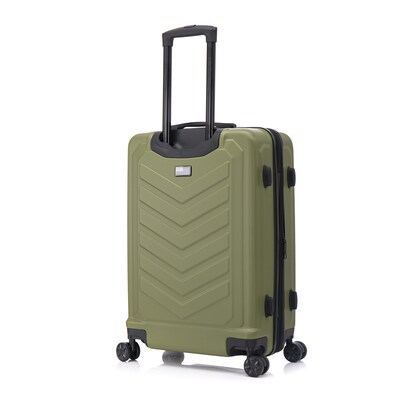 US Army FOX PRO 3-Piece Hardside Spinner Carry-On Luggage Set, TSA Checkpoint Friendly, OLIVE DRAB (USLFPROSML-GRN)
