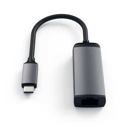 Satechi Aluminum Type-C to Gigabit Ethernet Adapter, Space Gray (ST-TCENM)