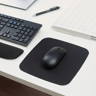Staples TECH Non-Skid Mouse Pad, Black (382955-CC)