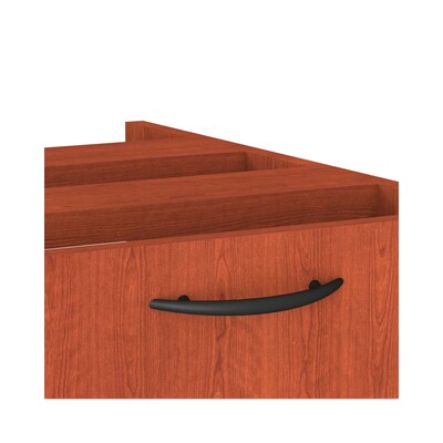 Alera® Valencia Series 2-Drawer Pedestal Exec File Cabinet, Med Cherry Fin, Lgl (VA542822MC)