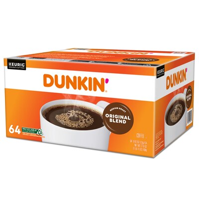 Dunkin' Original Blend Keurig Single Serve K-Cup Pods, 64 Count