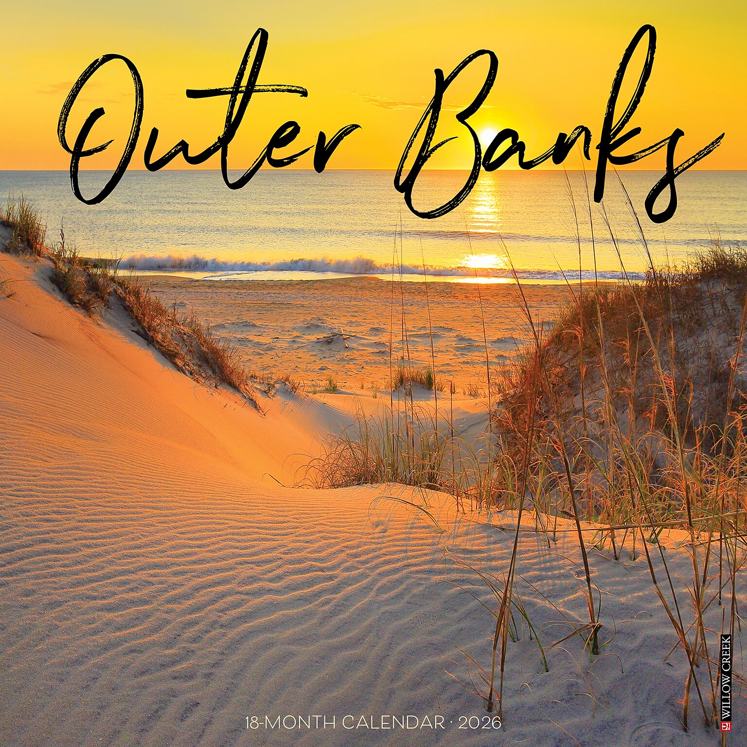 2026 Willow Creek Outer Banks 12 x 12 Monthly Wall Calendar (52242)