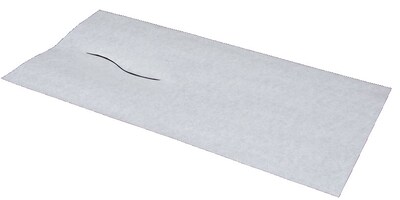 Avalon Headrest Sheets, 12x24, Slit, White Smooth, 1000/Carton (583)
