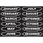 Ashley Productions Die-Cut Magnets, Chalkboard Calendar Months, 12 Per Pack, 6 Packs (ASH19005-6)