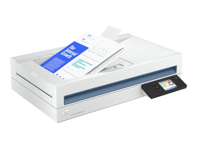 HP ScanJet Pro N4600 fnw1 Wireless Duplex Flatbed Document Scanner, White (20G07A#BGJ)