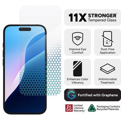 Zagg InvisibleShield Glass XTR4 Anti-Glare Screen Protector for iPhone 16 Plus (200114879)