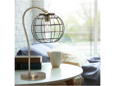 Lalia Home Studio Loft Table Lamp, Antique Brass (LHT-5061-AB)
