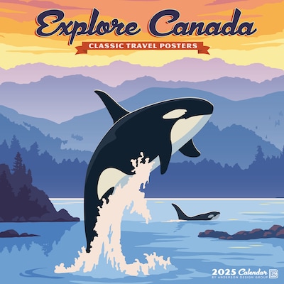 2025 Willow Creek Explore Canada 12 x 12 Monthly Wall Calendar (42847)