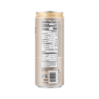 La Colombe Draft Oatmilk Vanilla Latte Caffeinated Cold Brew Coffee, Medium Roast, 11 oz., 12/Carton (LCT02584)