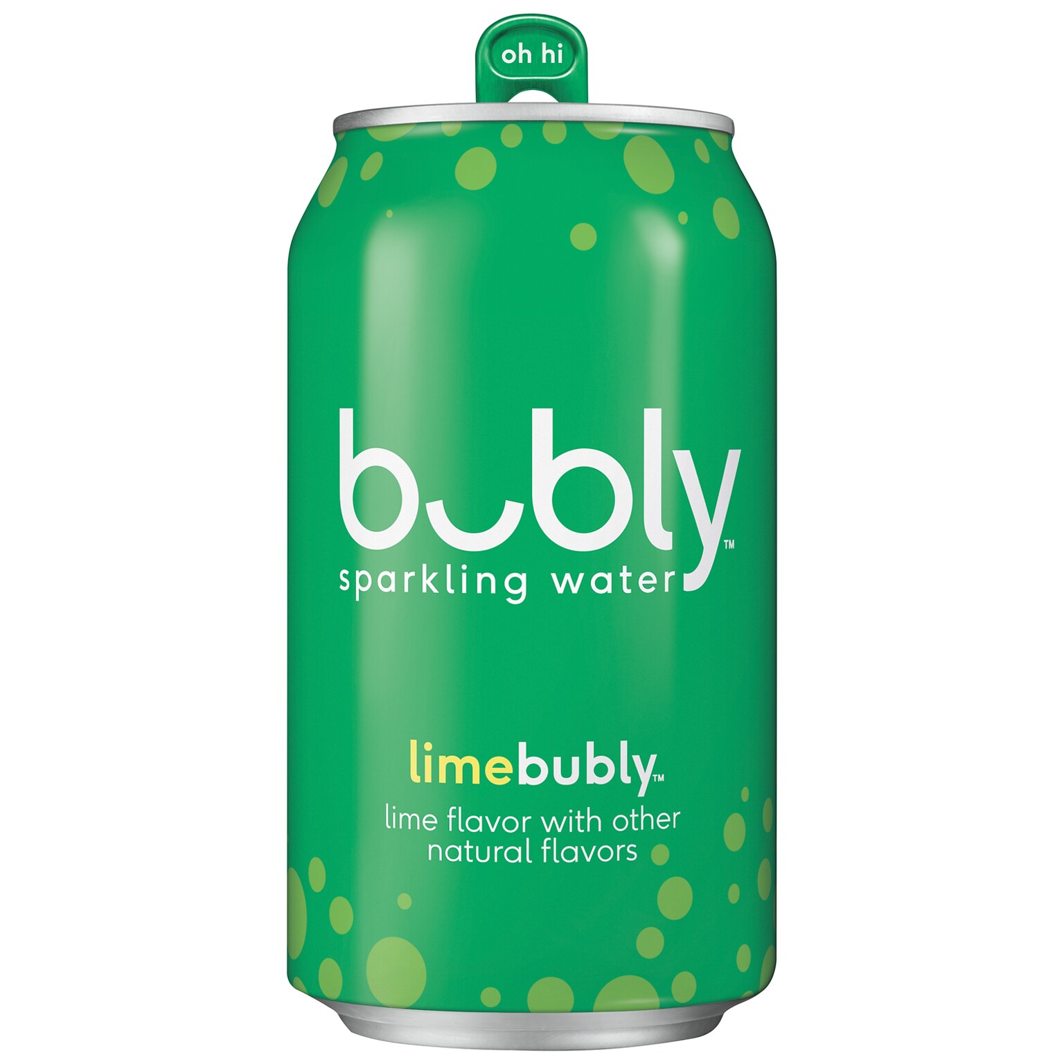 Bubly Lime Flavored Sparkling Water, 12 fl. oz., 24 Cans/Carton (17144)