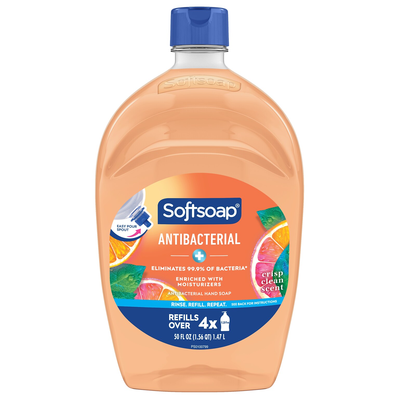 Softsoap Antibacterial Liquid Hand Soap Refill, Crisp Clean Scent, 50 oz. (61048277)