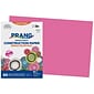 Prang 12" x 18" Construction Paper, Hot Pink, 50 Sheets/Pack (P9107-0001)