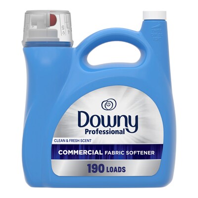 Downy Professional Liquid Fabric Softener, Clean & Fresh, 190 Loads, 140 oz. (14052)