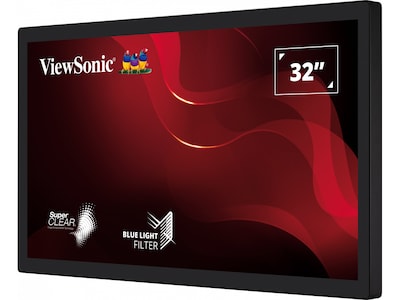 ViewSonic 32" 60 Hz LCD Open-Frame Touch Monitor, Black (TD3207)