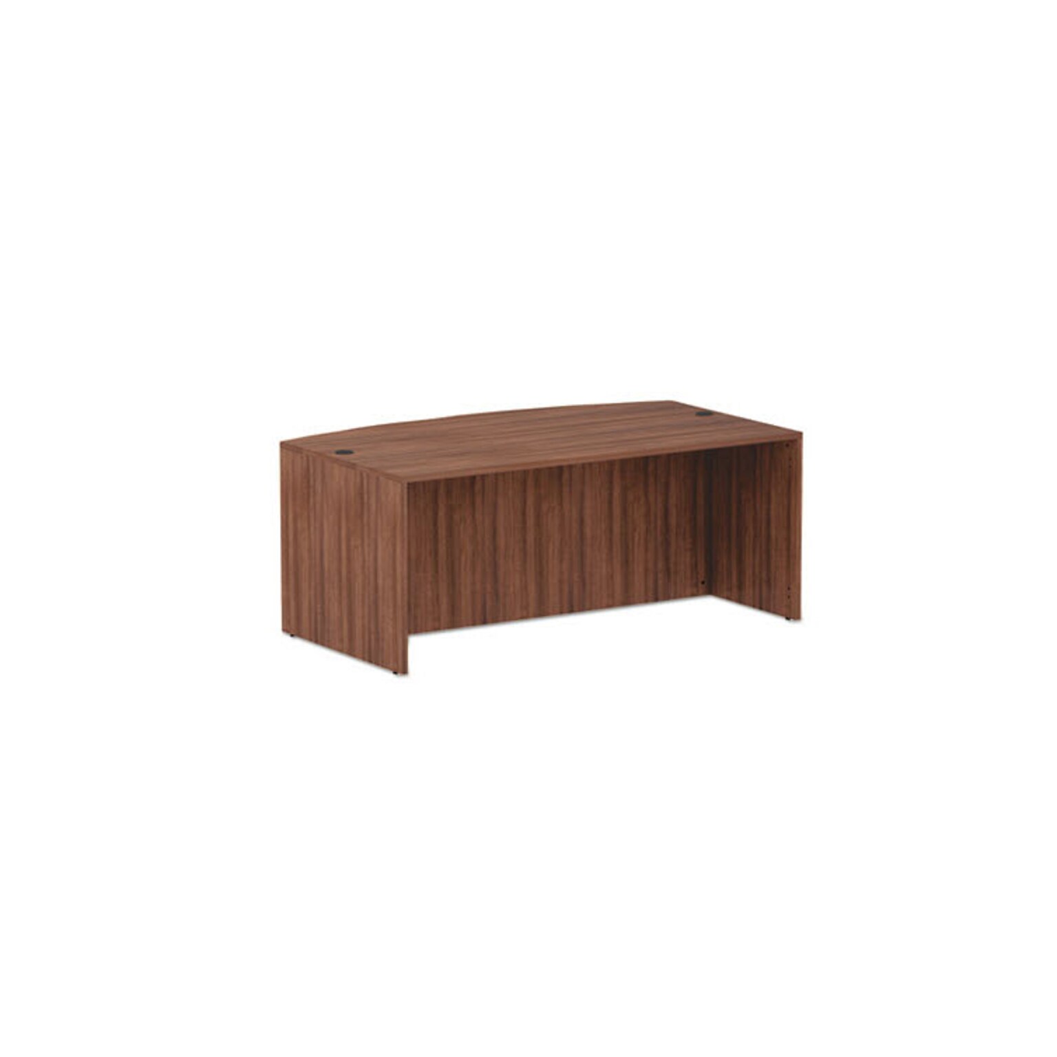 Alera Valencia Series 71 Bow Front Desk Shell, Modern Walnut (ALEVA227236WA)