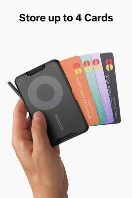 SaharaCase Raider Detachable Wallet Case for iPhone 17 Pro Max, Shock Absorbing, Black (CP01016)