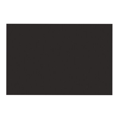 Prang 12" x 18" Construction Paper, Black, 50 Sheets/Pack, 5 Packs/Bundle (PAC6307-5)
