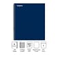 Staples® Premium 3-Subject Subject Notebooks, 8.5" x 11", College Ruled, 150 Sheets, Blue (TR58360M-CC)