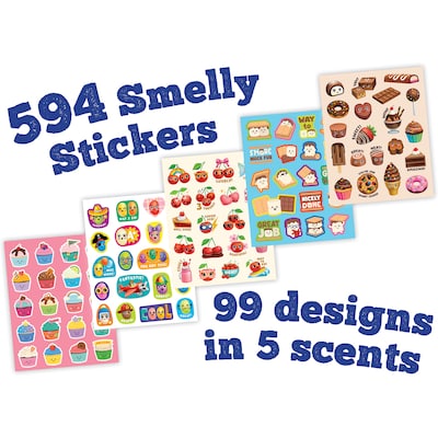 Teacher Created Resources Sweet Treats Smelly Stickers, 594/Pack (TCR2088724)