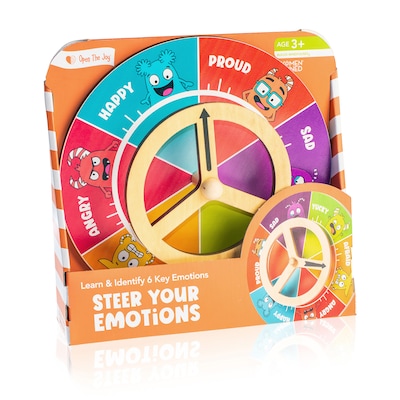 Open the Joy Steer Your Emotions Steering Toy, Multicolored (OTJEMOSTEER)