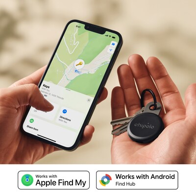 Chipolo LOOP Bluetooth Tracker, Charcoal, 4/Pack (RSO.0000007)