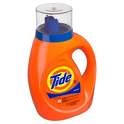 Tide Liquid Laundry Detergent, Original Scent, 42 fl oz, 32 Loads (12117)