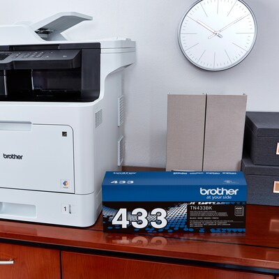 Brother TN433 Black High Yield Toner Cartridge (TN433BK)