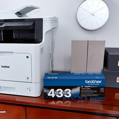 Brother TN-433 Black High Yield Toner Cartridge   (TN433BK)