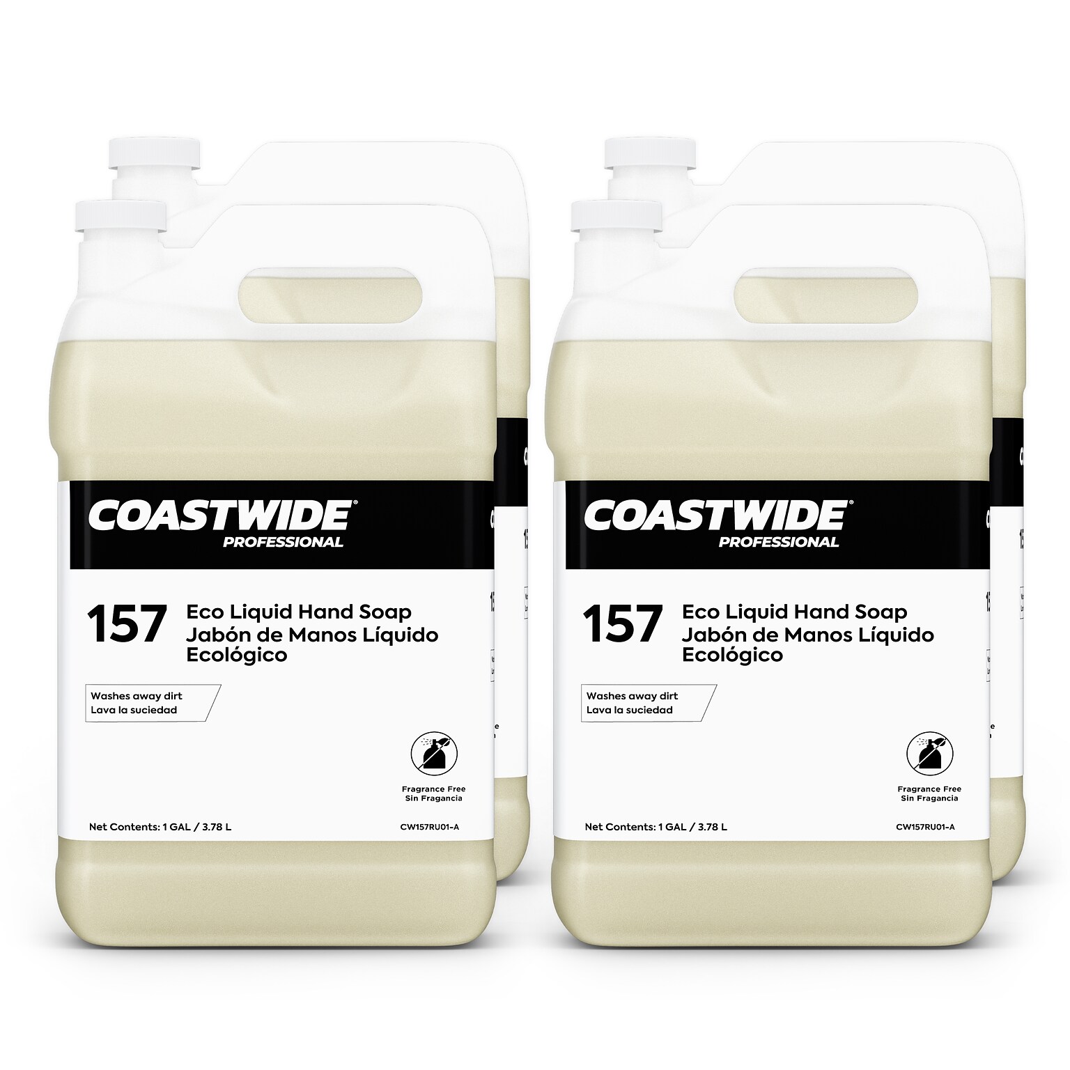 Coastwide Professional Liquid Hand Soap, 1 Gal., 4/Carton (CW157RU01-A)
