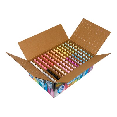 Crayola Bright & Bold Drawing Chalk, Assorted Colors, 130/Box (BIN510817)