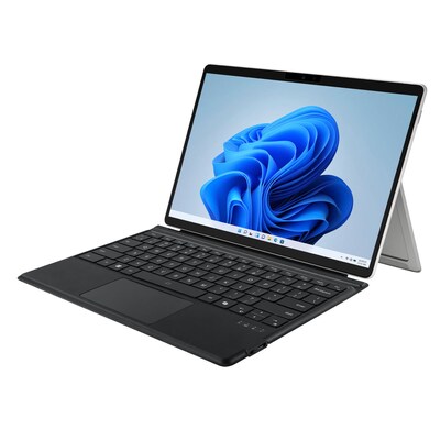 Adesso Aluminum 12.9" Portable Bluetooth Keyboard Case for Surface Pro, Black (WKB-7030)