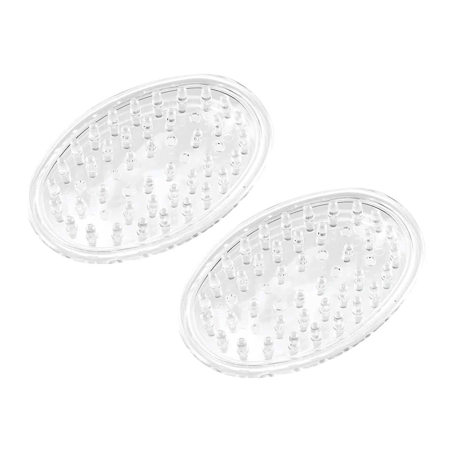 Better Houseware Plastic Soap Dishes, Clear (BTH883)