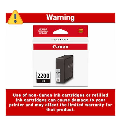 Canon PGI-2200 Black Standard Yield Ink Cartridge (9291B001)