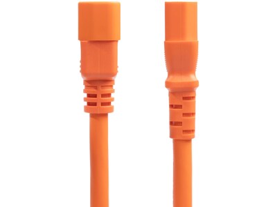 StarTech 6 C14 to C15 Power Cable, Male to Female, Orange (8915-460Q-POWER-CORD)